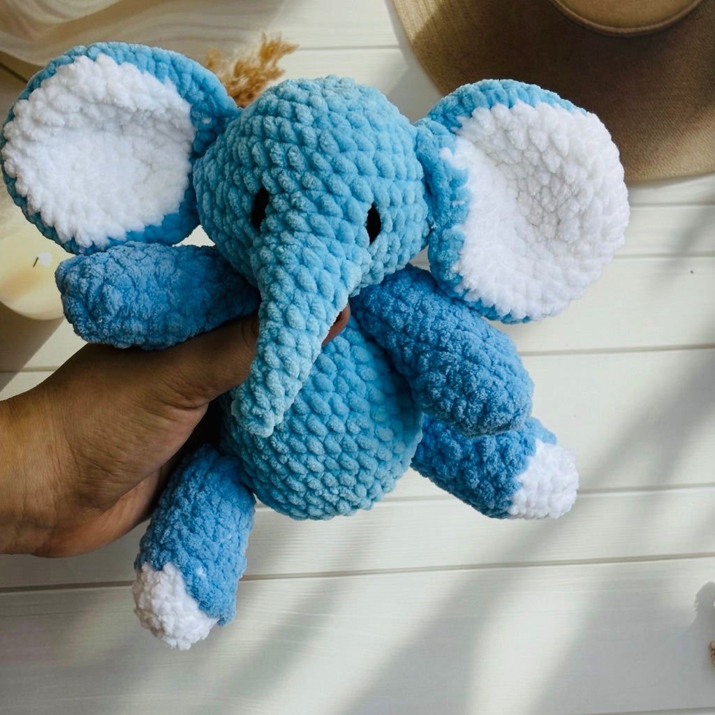 Jumbo Junior - Crochet Elephant Plushie