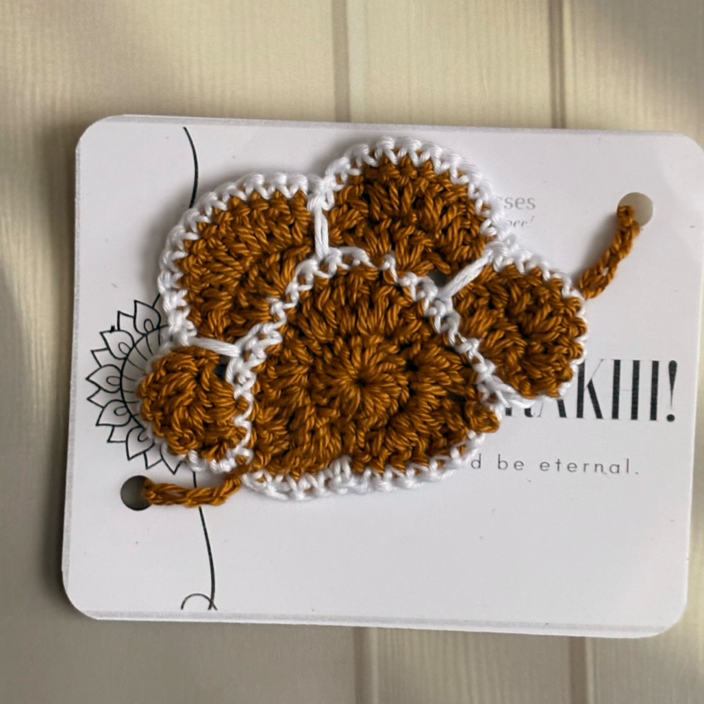 Handmade Paw Rakhi for Pets - Mustard Yellow