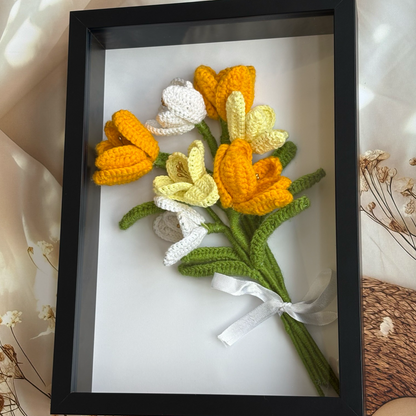Open Tulips Photo Frame