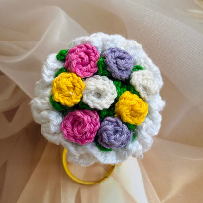 Mini Rose Bouquet Keychain (multicolor 2)
