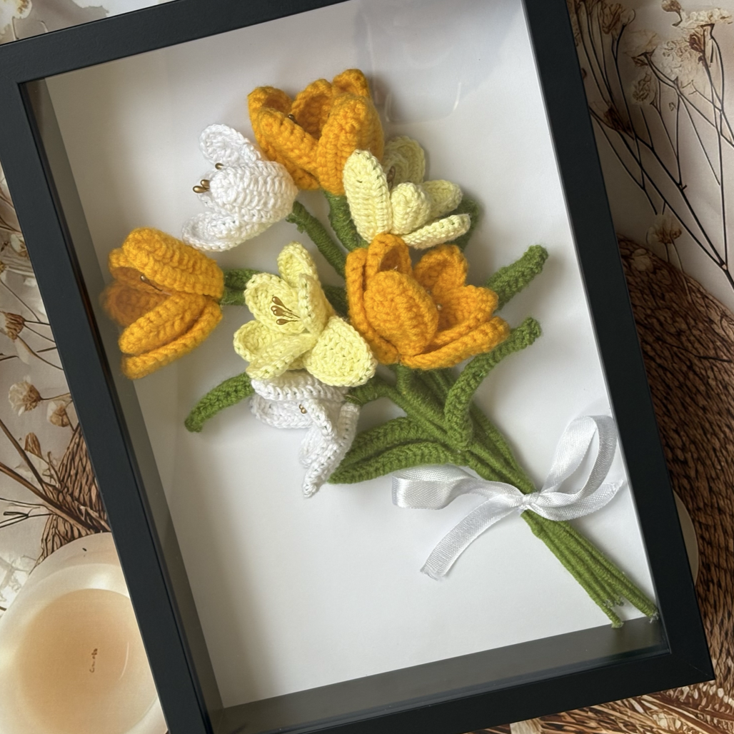 Open Tulips Photo Frame