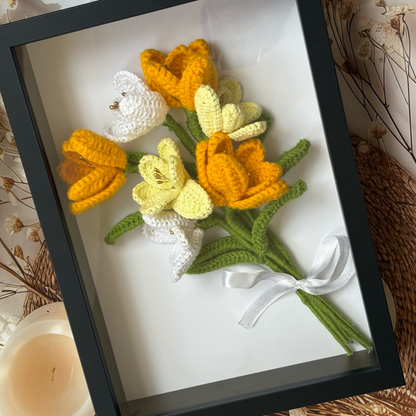 Open Tulips Photo Frame