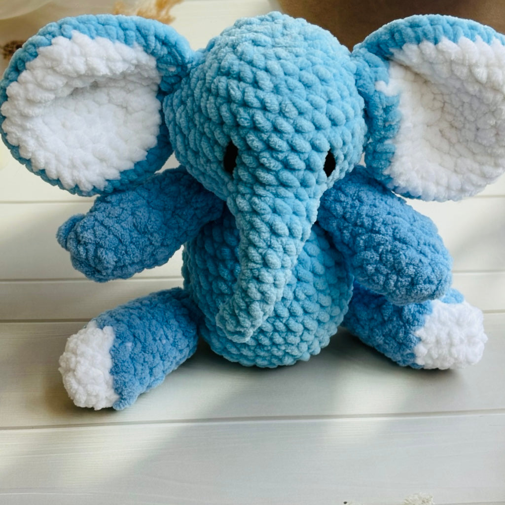 Jumbo Junior - Crochet Elephant Plushie