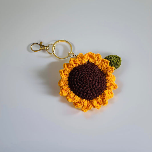 Sunflower Keychain (Mustard)