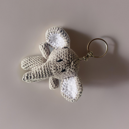 Crochet Elephant Keychain